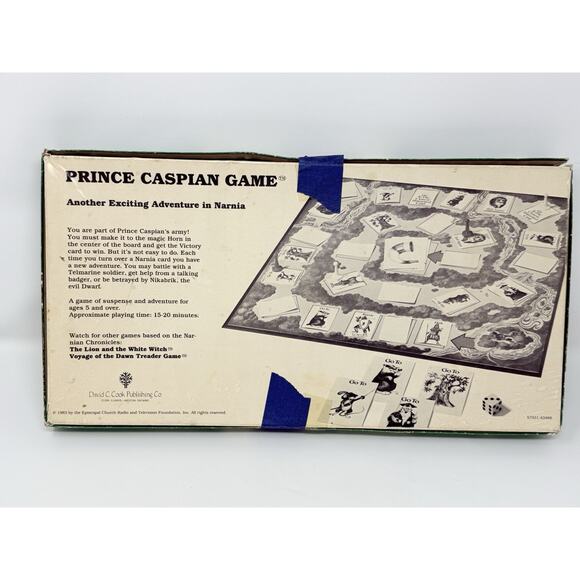 1983 DAVID C. COOK PUB. PRINCE CASPIAN BOARD GAME - Picture 2 of 5